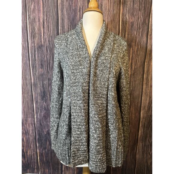 Croft & Barrow Women's Grey Open Cardigan sweater Long Sleeve Size XL - Picture 1 of 8